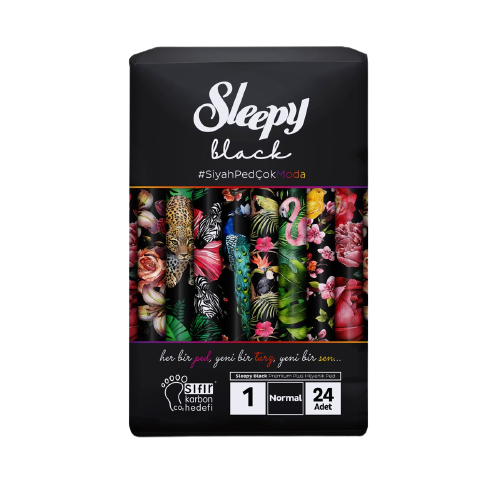SLEEPY BLACK HİJYENİK PED