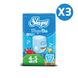 Sleepy Mayo Külot Bez 4-5 Numara (17 Adet) (7-18 Kg)