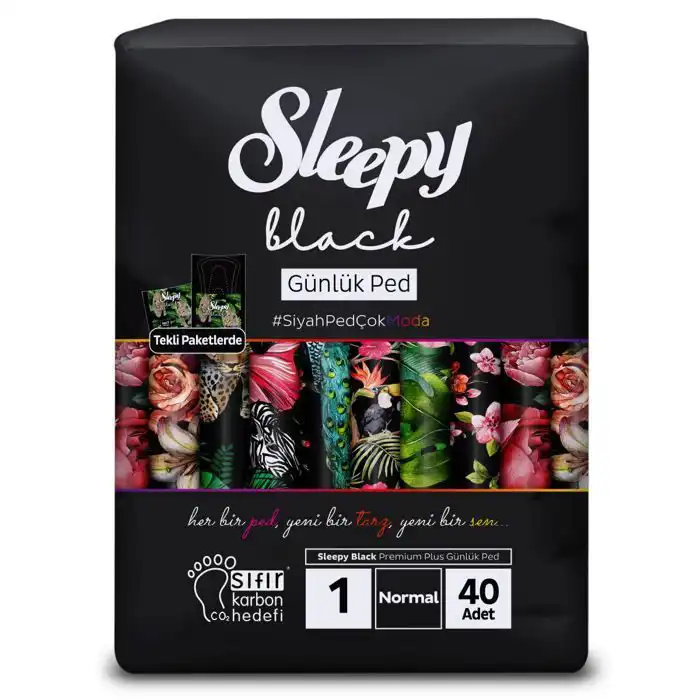 SLEEPY BLACK GÜNLÜK PED