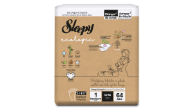 Sleepy Ecologic Bebek Bezi 1 Numara Newborn 64 Adet