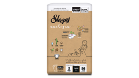 Sleepy Ecologic Bebek Bezi 3 Numara Midi 56 Adet