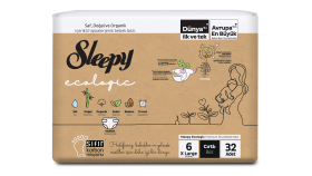 Sleepy Ecologic Bebek Bezi 6 Numara Xlarge 32 Adet