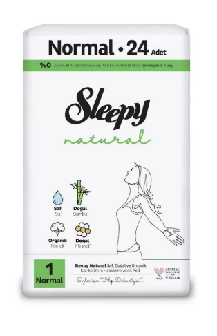 SLEEPY NATURAL HİJYENİK PED