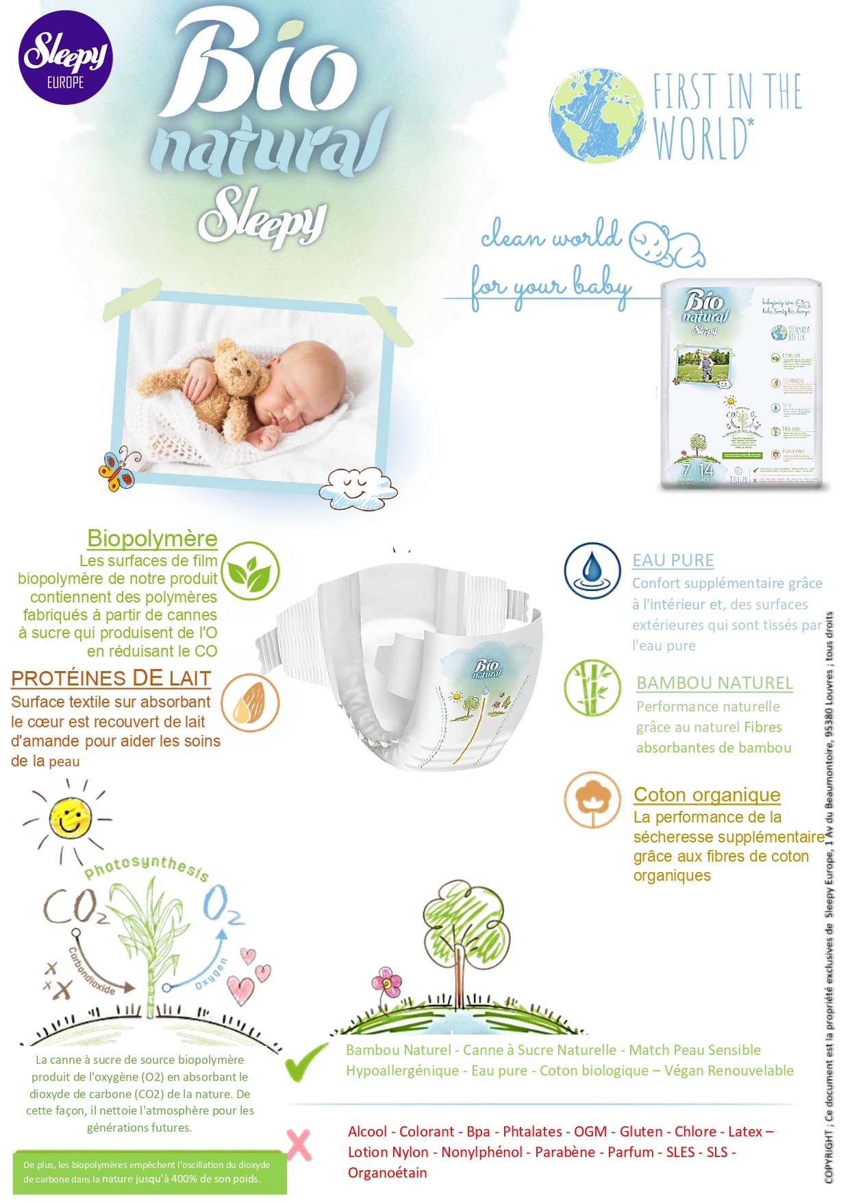 Lingette SLEEPY Bio Natural Newborn