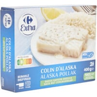 Colin d'Alaska sauce oseille Carrefour Extra