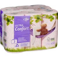Papier toilette Ultra Confort CARREFOUR
