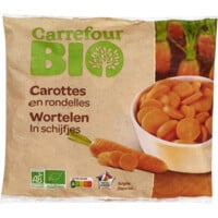 Carottes bio en rondelles CARREFOUR BIO